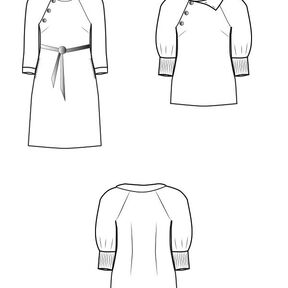 Robe ou Top MARIANELLA 34-54 PDF A4, A0 