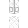 Patron Gilet matelassé , XS-XXXL, Patron de couture thumbnail number 6