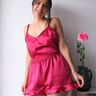 Pyjama Yolotl | Top et pantalon avec volant ou dentelle thumbnail number 7