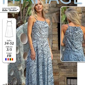 Robe Avalon Patron de Couture