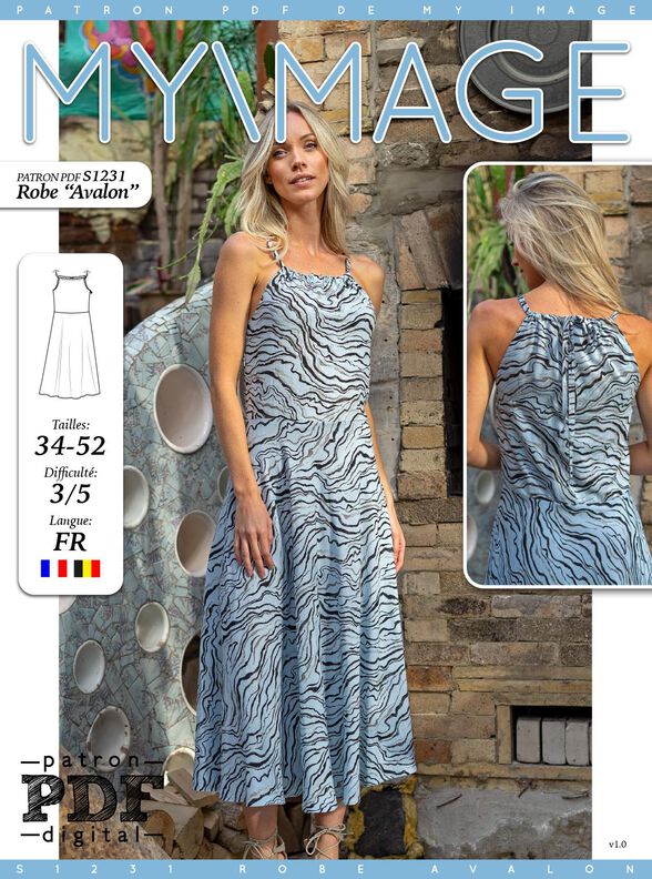 Robe Avalon Patron de Couture image number 2