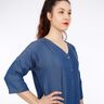 MADAME EDDA - Robe avec et patte de boutonnage XS-XXL thumbnail number 5