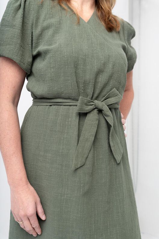 Robe portefeuille pour femme Tamar – Pommé image number 5