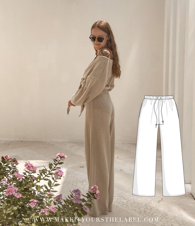 PANTALON TAILLE HAUTE / Culotte T34-44 image number 2