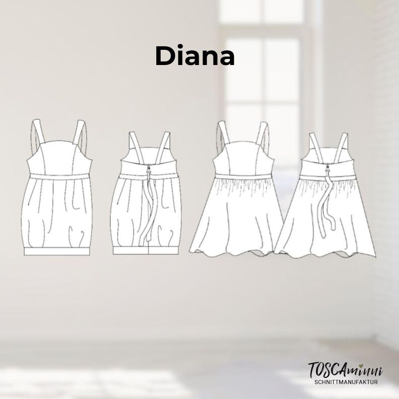 Robe Diana Taille 34-46 | Robe ballon Patron image number 9
