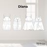 Robe Diana Taille 34-46 | Robe ballon Patron thumbnail number 9