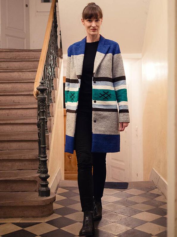 Manteau MEGAN 34-52 PDF A4, A0 tutoriel imagé image number 8