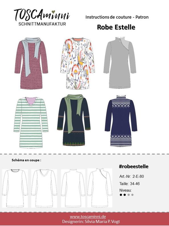 Robe Estelle Taille 34-46 Patron image number 5