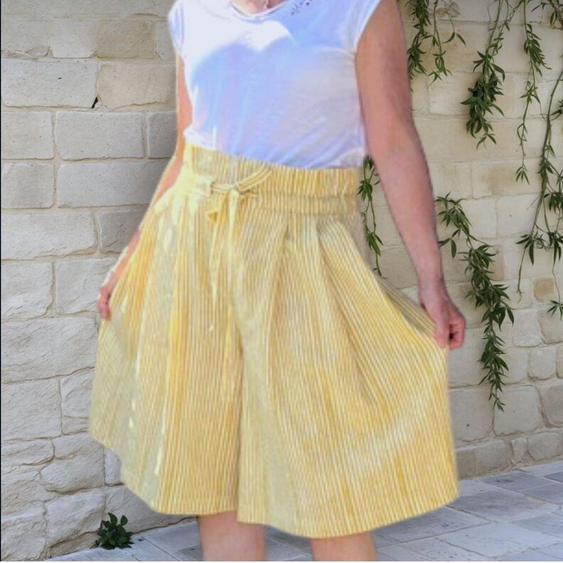 Jupe-culotte Paperbag Yaraa tailles 34-54 Patron image number 6