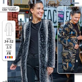 Gilet Oakley Patron de Couture