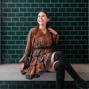 Robe Tonalco | Manches Longues et Cloche | Robe d'Automne
