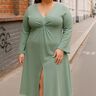 Patron de robe midi en jersey pour femme, elegante thumbnail number 3
