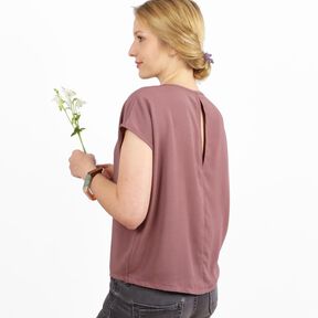 Madame ILVIE chemisier avec fente de dos XS-XL