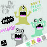 Fichiers pour plotter »Mönsterchen/Petits Monstres« (collection de 11 pièces) thumbnail number 1