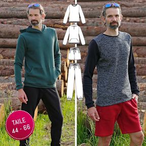 Pantalon de survêtement Manoah + sweat à capuche Nafi