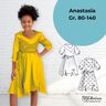 Patron Robe pour enfants Anastasia tailles 80 -140  thumbnail number 1