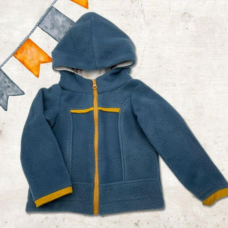 Patron Veste Nino unisexe pour enfants tailles 80-140  image number 7