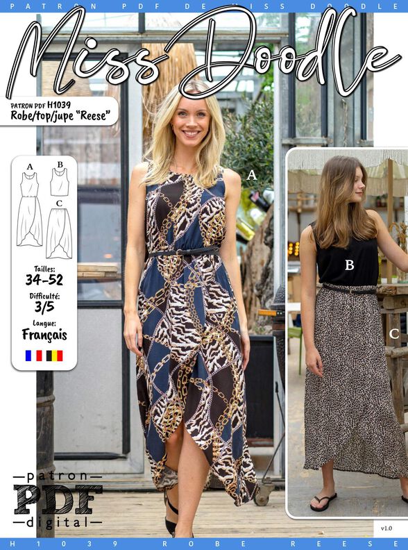 Robe Reese Patron de Couture image number 2