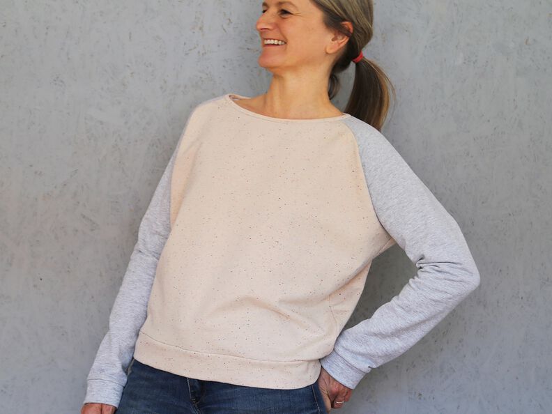 Madame MONA - Sweater raglan XS-L - couture image number 6