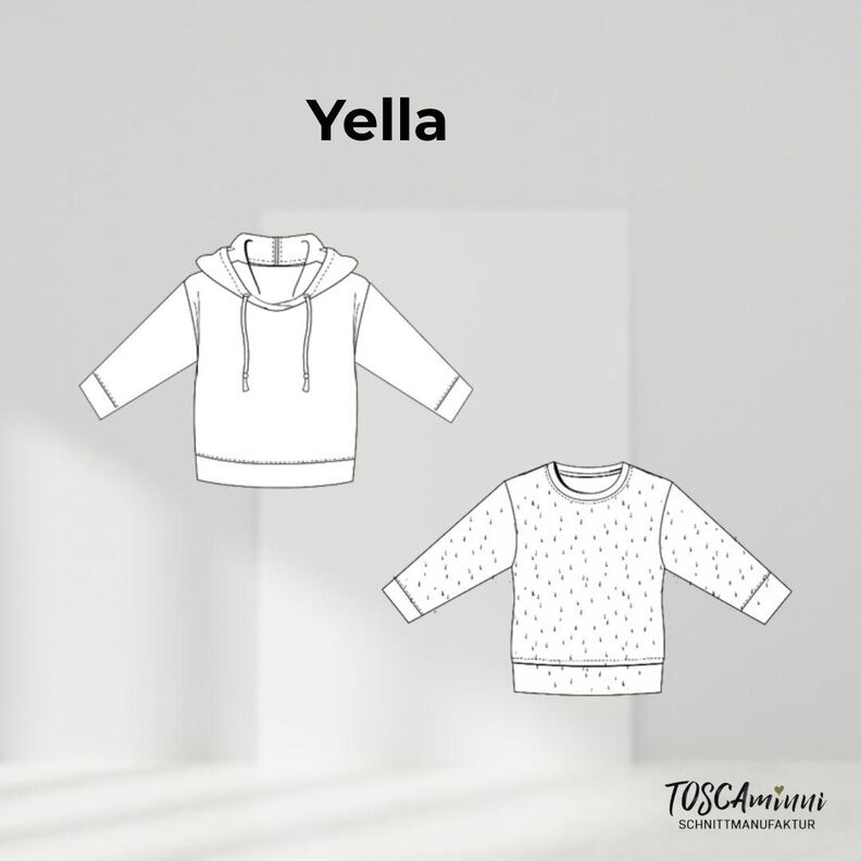 Patron YELLA + tutoriel | Sweat à capuche | Tailles 34-54 image number 10