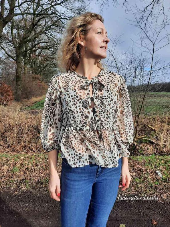 Blouse Nouée  T34-56 image number 9