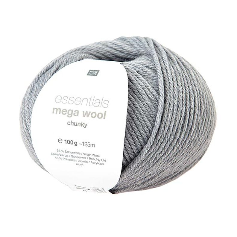 Essentials Mega Wool chunky | Rico Design – gris clair,  image number 1