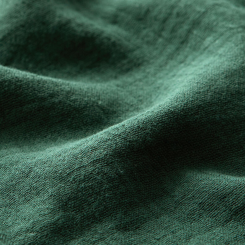 Tissu double gaze de coton – vert foncé,  image number 3