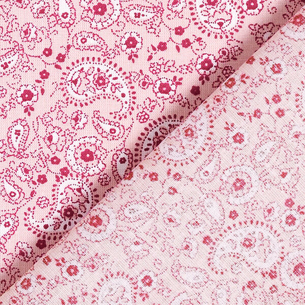Tissu en coton Cretonne Paisley – rose,  image number 4