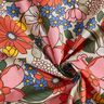 Tissu en coton Cretonne Fleurs en pop-art – pistache/vieux rose,  thumbnail number 3