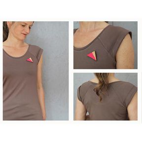 FRAU JOSY - Débardeur avec couture raglan et revers aux épaules, Studio Schnittreif | XS - XL, 