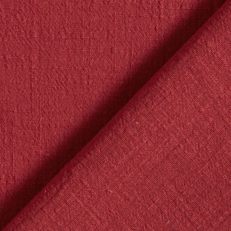 Tissu en coton aspect lin – terre cuite,  image number 3