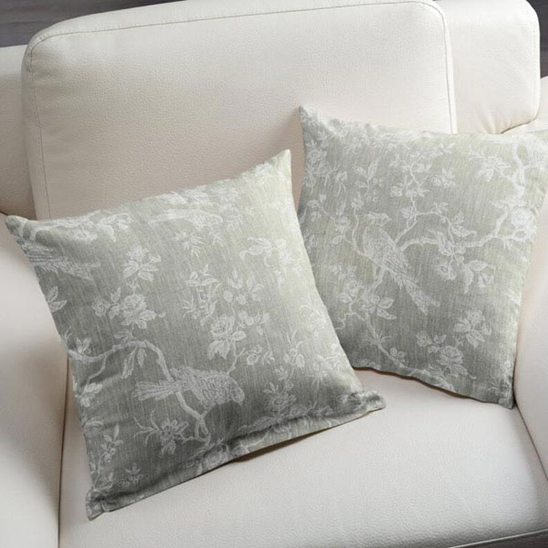 Lin de décoration Oiseaux – blanc,  image number 5