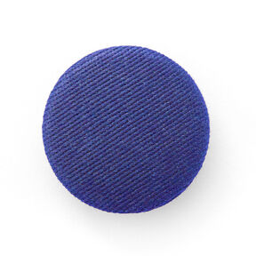 Bouton recouvert, Tissu croisé coton stretch – bleu roi, 