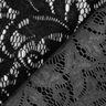 Dentelle fleurs floquées – noir,  thumbnail number 5