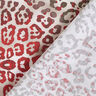 GOTS Popeline coton Motif léopard | TCC x LOOKS by Wolfgang Joop – carmin/taupe clair,  thumbnail number 6