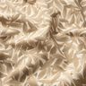 Tissu de décoration Semi-panama Mer de feuilles – écru/marron clair,  thumbnail number 2