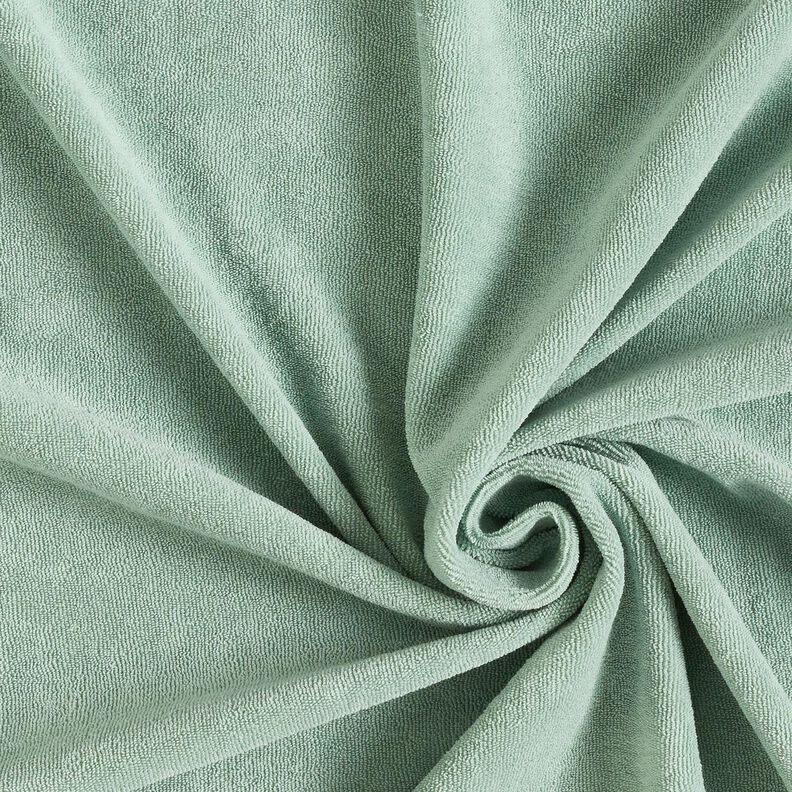 Tissu éponge Stretch Uni – menthe,  image number 1