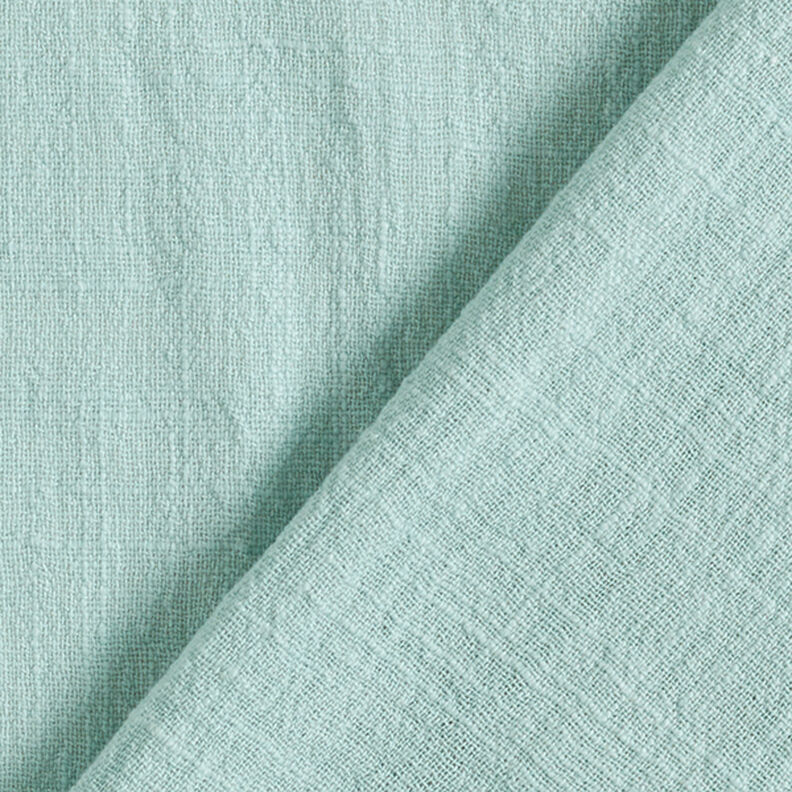 Tissu en coton Aspect lin – vert menthe,  image number 3