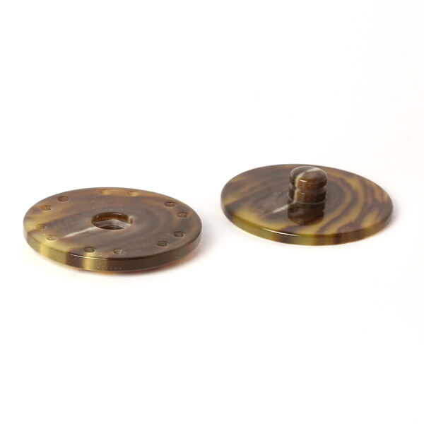 Bouton-pression, brun, image number 2