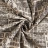 Tissu de décoration Semi-panama Maisons de ville – nature/noir,  thumbnail number 3