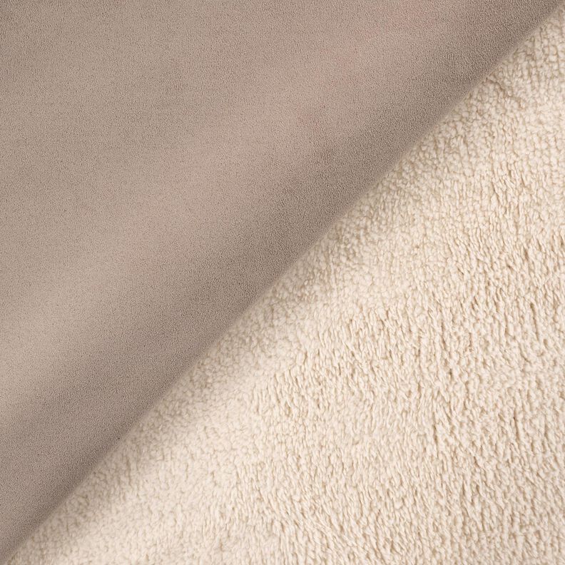 Velours avec intérieur en polaire Sherpa – anémone, image number 4