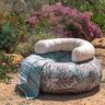 Tissu d’extérieur Canvas große Blätter – nature/terre cuite,  thumbnail number 7