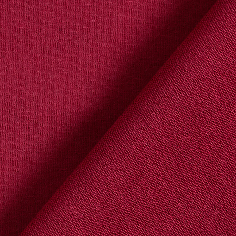 French Terry lourd – rouge bordeaux, image number 3