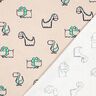 Flanelle coton Dinosaures effrontés | Poppy Fabrics – nature/vert émeraude,  thumbnail number 4