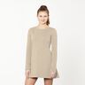 Jersey jacquard en viscose Petites boîtes – beige/blanc,  thumbnail number 6