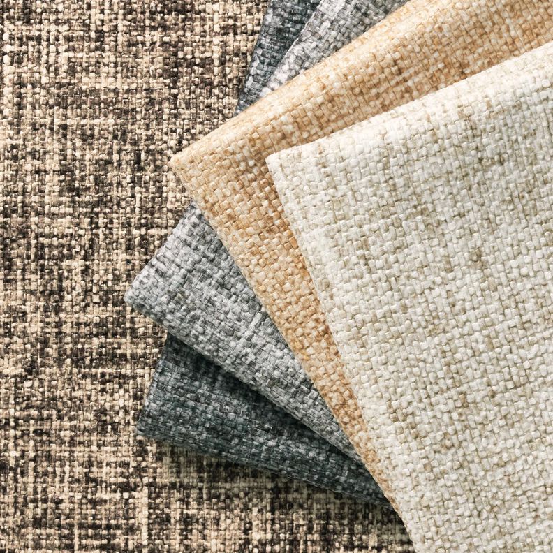 Tissu de revêtement velours gaufré – gris pierre,  image number 5