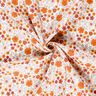 Tissu double gaze de coton Prairie fleurie – ivoire/orange pêche,  thumbnail number 3