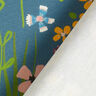 Tissu d'extérieur Canvas oiseaux et fleurs – bleu acier,  thumbnail number 4