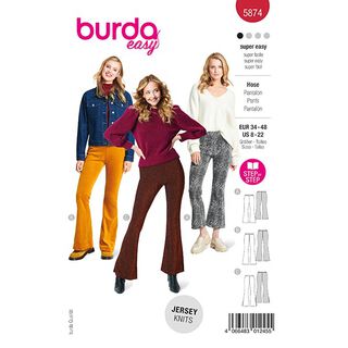 Pantalon | Burda 5874 | 34-48, 