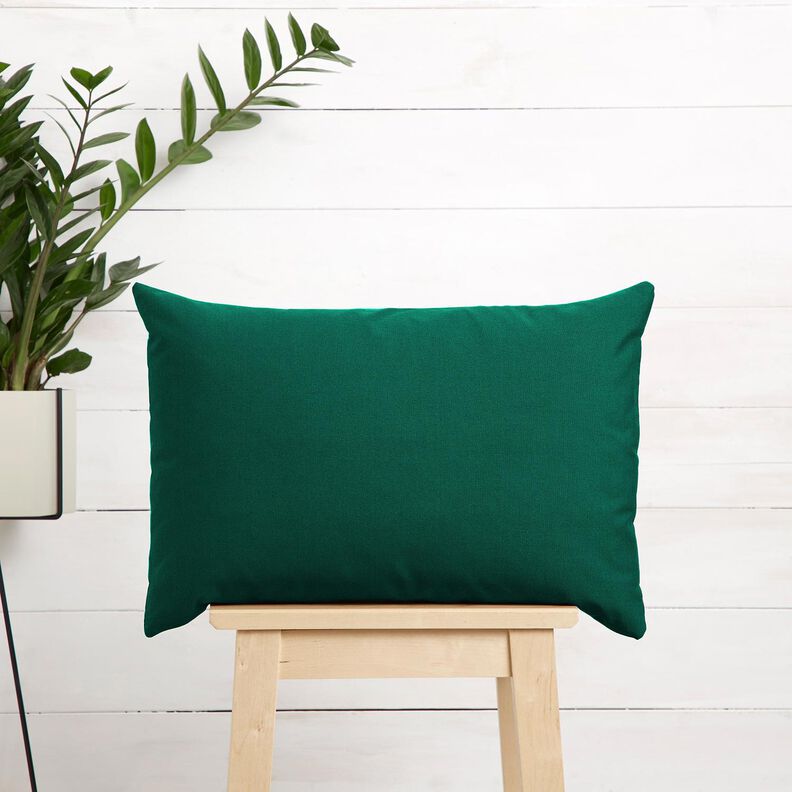 Tissu d’extérieur Canvas Uni – vert foncé, image number 6